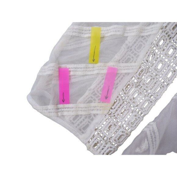 Chico’s Black Label Lace & Mesh Zip-Up Jacket Medium #729 - Picture 13 of 15